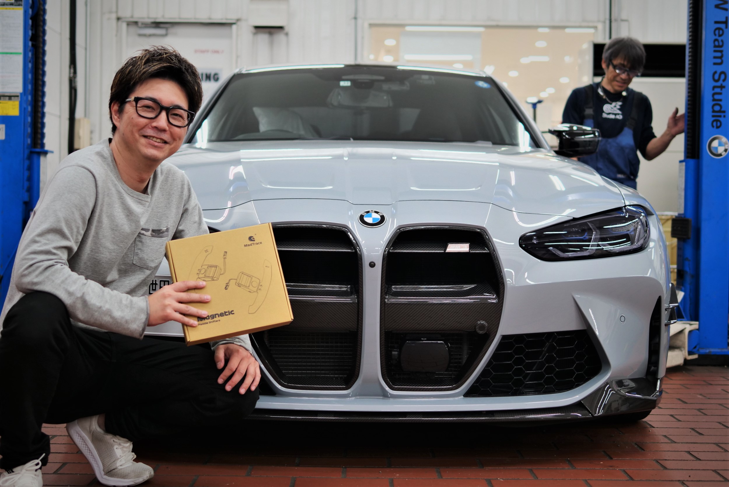 今日も今日とてJQパドルっ！BMW G80M3にインストールっ