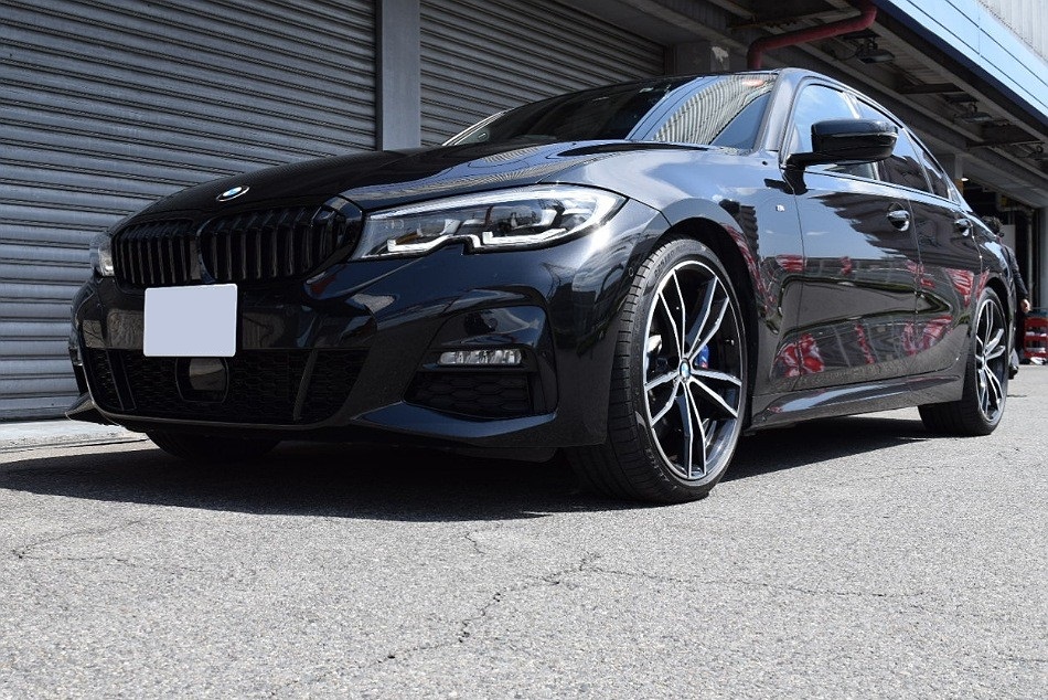 3DDesignローダウンスプリング装着G20 320d