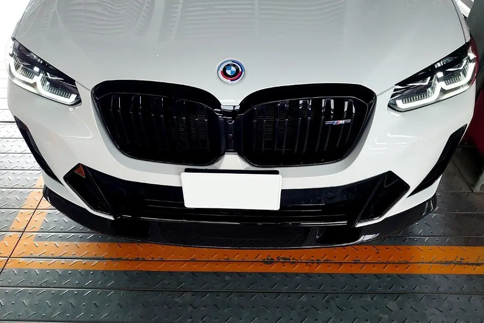 Lciも大人気☆BMW G01 X3 M40iへ3DDesignフロントリップスポイラーお