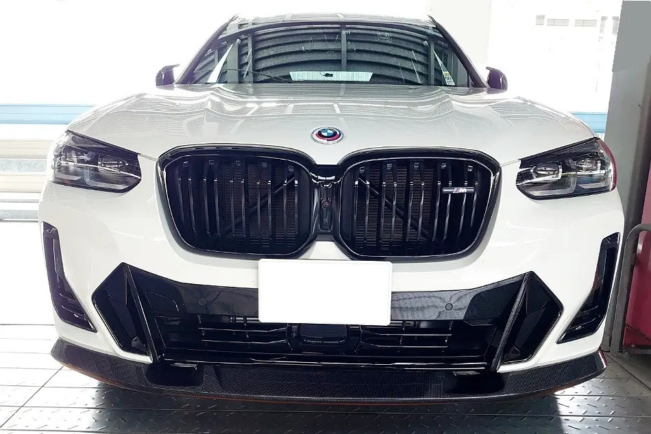 Lciも大人気☆BMW G01 X3 M40iへ3DDesignフロントリップスポイラーお