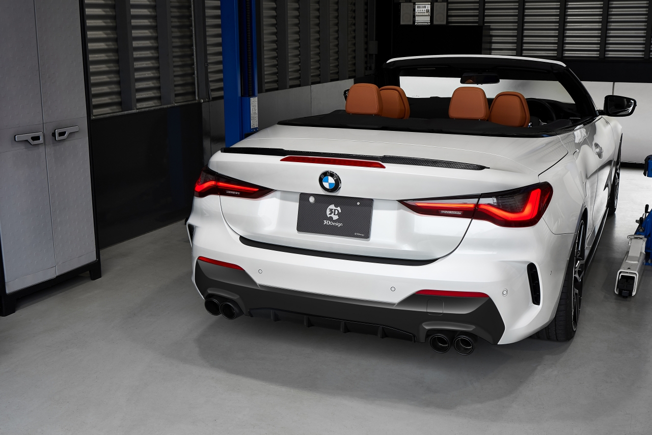3D Design カーボンスポイラー for BMW G23 4シリーズカブリオレ