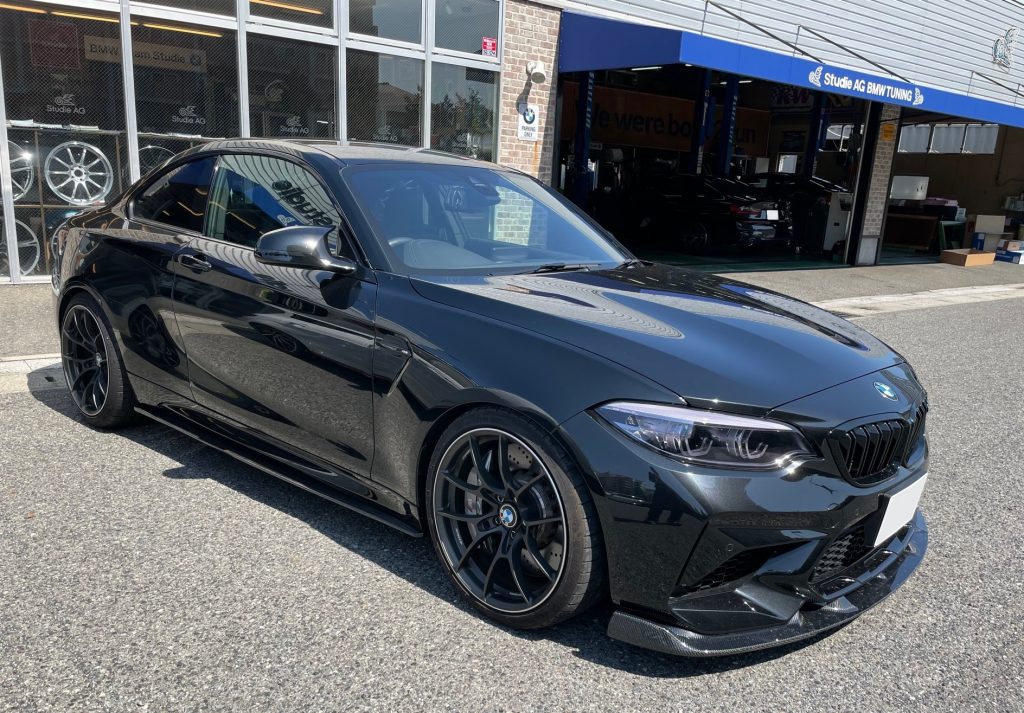 F87LCI M2 Competitionへ 3D Design サイドスカートも装着です!