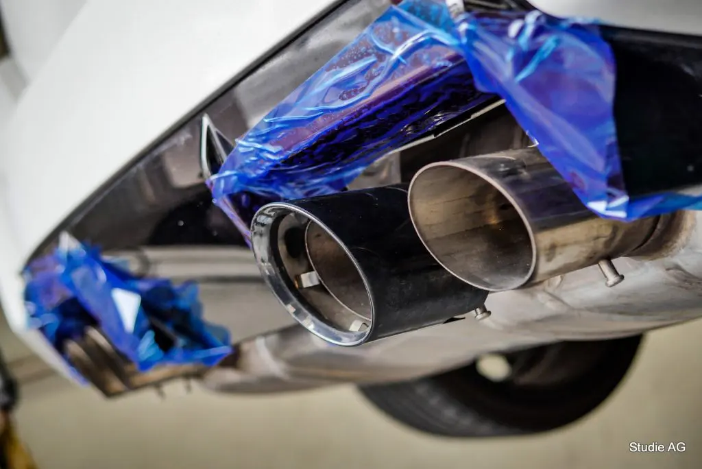 New！3D Design Tail End finisher Stainless VerをBMW G87 M2に(^_-)