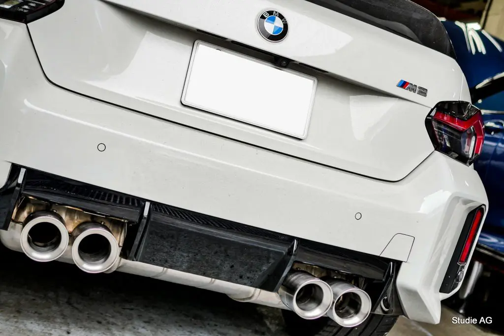New！3D Design Tail End finisher Stainless VerをBMW G87 M2に(^_-)