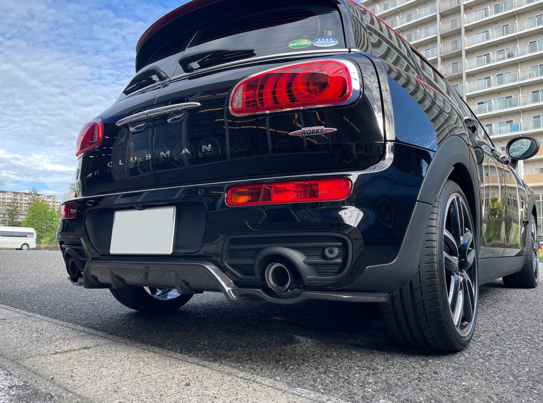 MINI F54 CLUBMAN JCWへ3DDesignエアロパーツを装着です！ | Studie