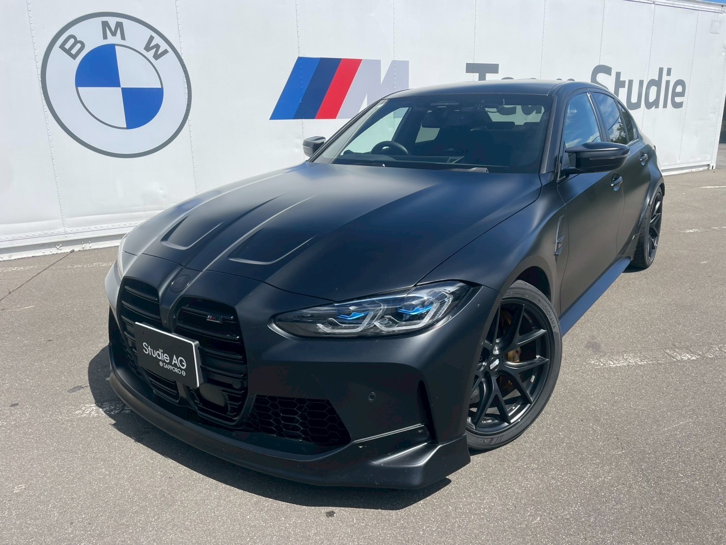 札幌店 Mさん】640PSサーキット仕様！マッドでステルス的な BMW G80 M3