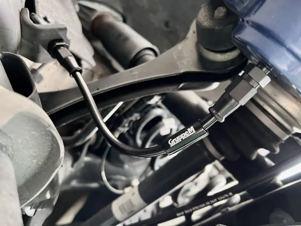 BMWステンメッシュブレーキホースと言えばGruppeMですよ！車検
