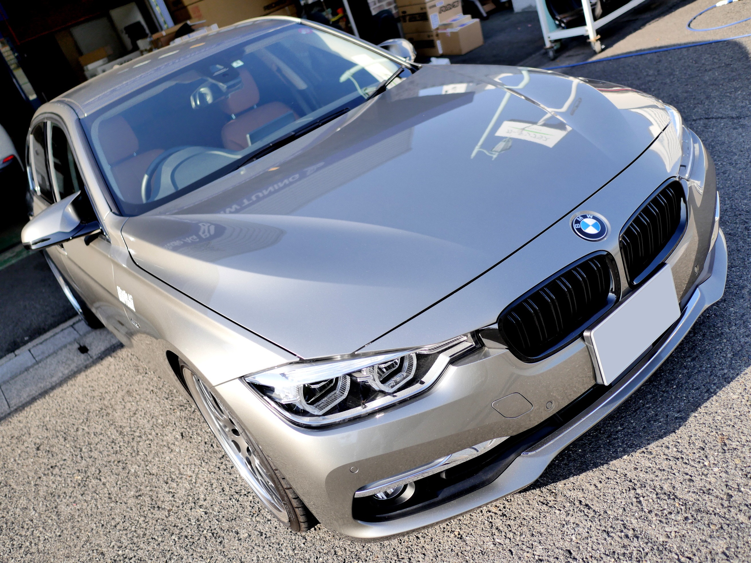 全部付きのリアル///M3ドアミラーをBMW F30 Lciモデルにコンバージョン