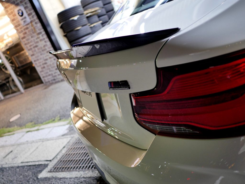 BMW F87 M2 Competition
M2CS Carbon LIP
Carbonトランクスポイラー