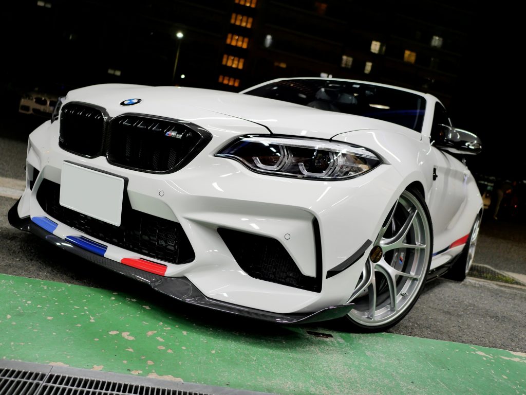 送料無料 BMW純正 M2 コンペティション F87 カーボンフロントスポイラーセット M Performance F87 M2 Competition 51192449476