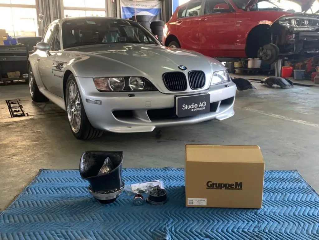 BMW E40 Z3 M COUPEが吠える！グループエム ラムエアシステム