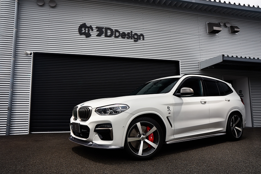 3D Design カーボンサイドスカート BMW G01 X3, G02 X4 | Studie[スタディ]