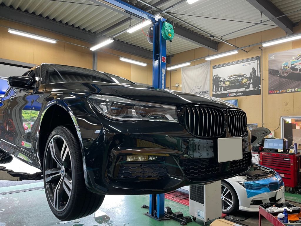 3DDesignFリップスポイラー&MPerformanceキドニーグリルをG11 740d