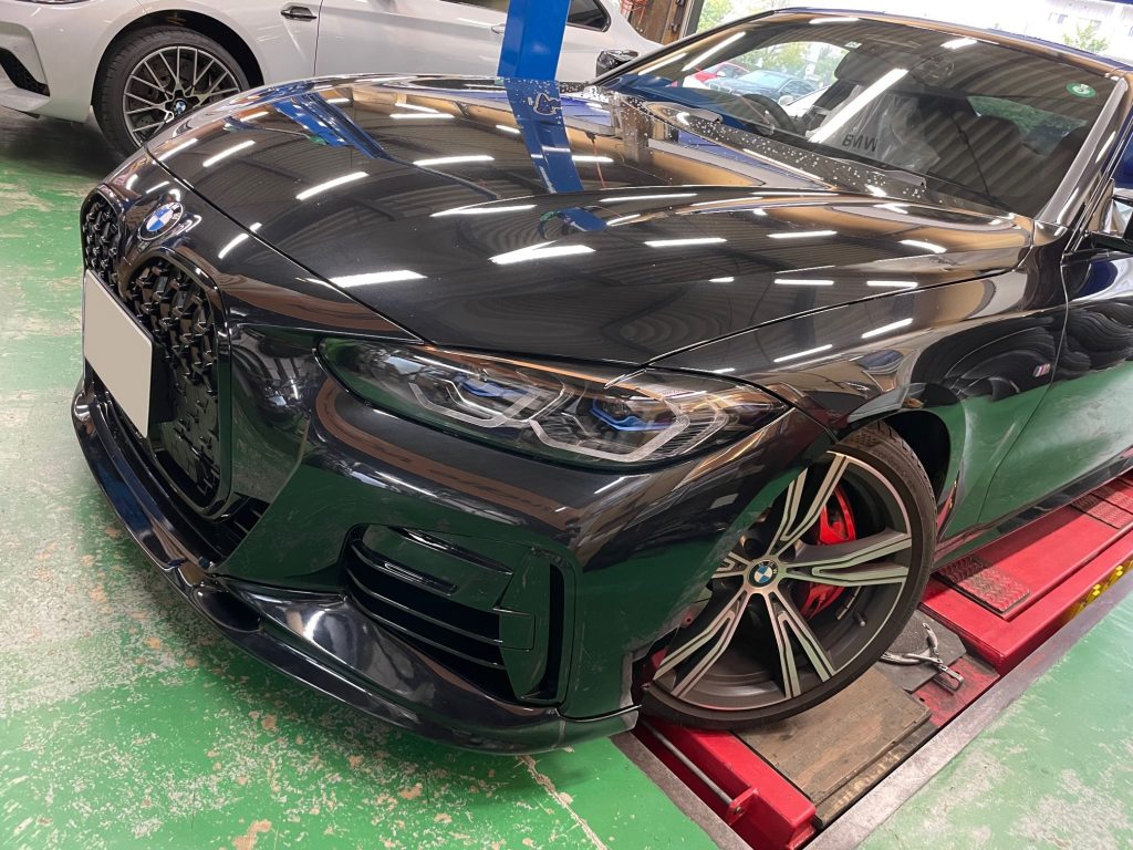 BMW G22 M440i!3D Designフロントリップスポイラーで更に鋭さアップ!