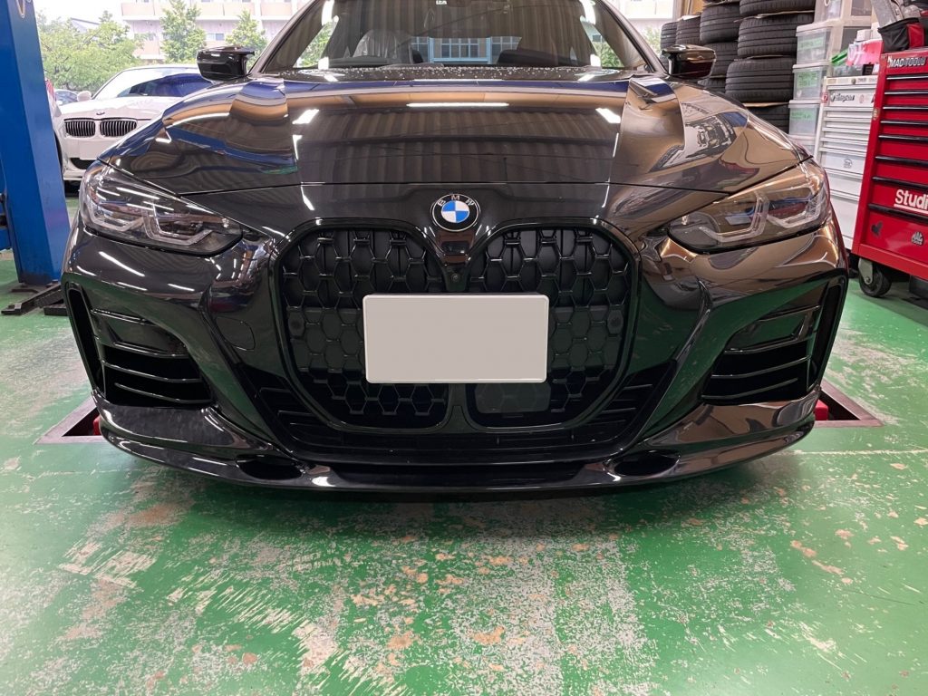 BMW G22 M440i!3D Designフロントリップスポイラーで更に鋭さアップ!