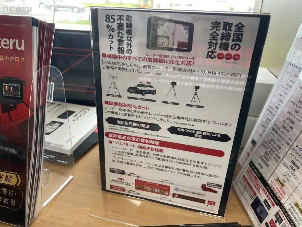 すべての取締機に完全対応型新登場！レーザー&レーダー探知機