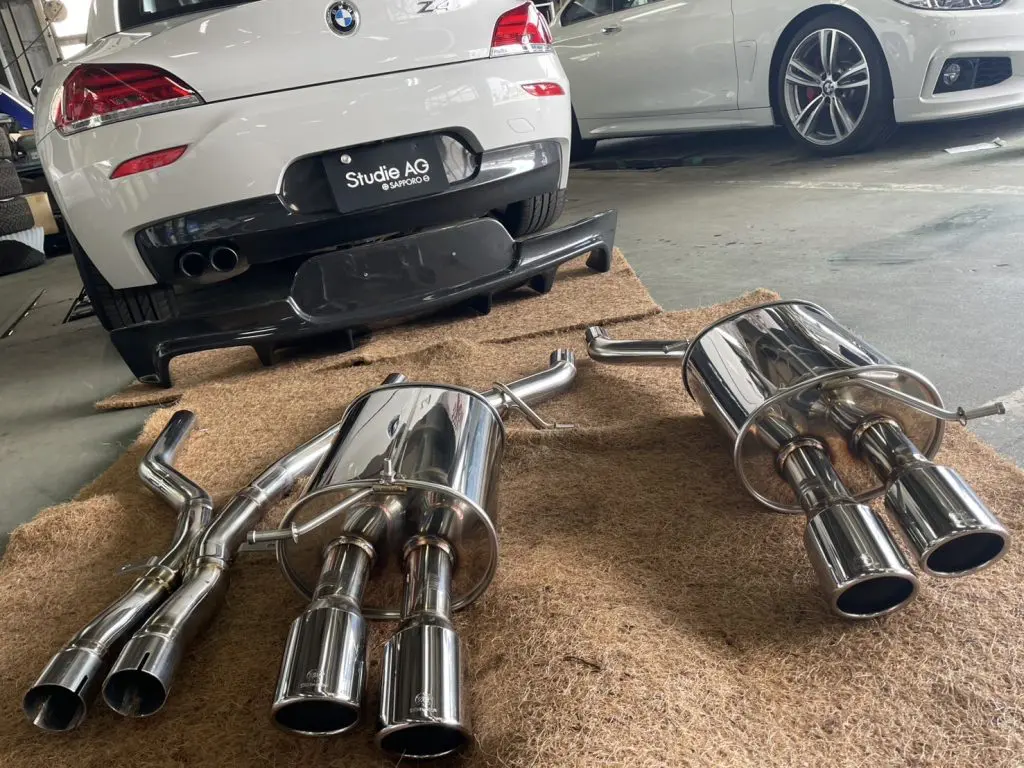 3D Design エギゾーストシステムをBMW E89 Z4へ♪ | Studie