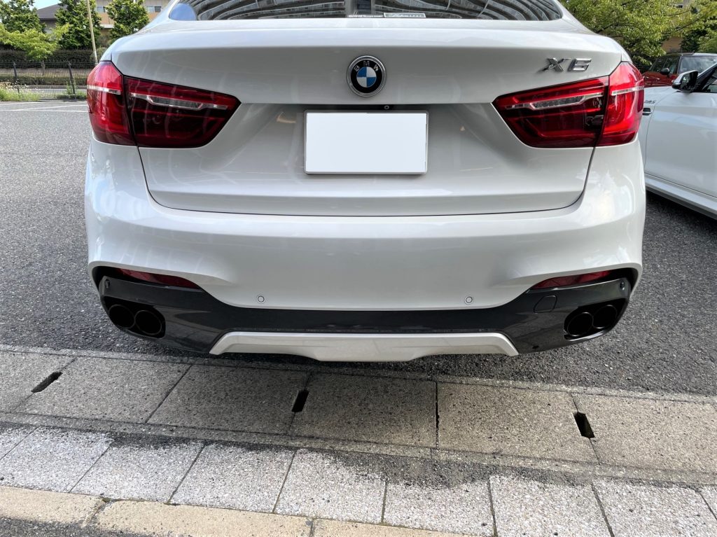 supersprintマフラーをBMW f16x6 m50iへ