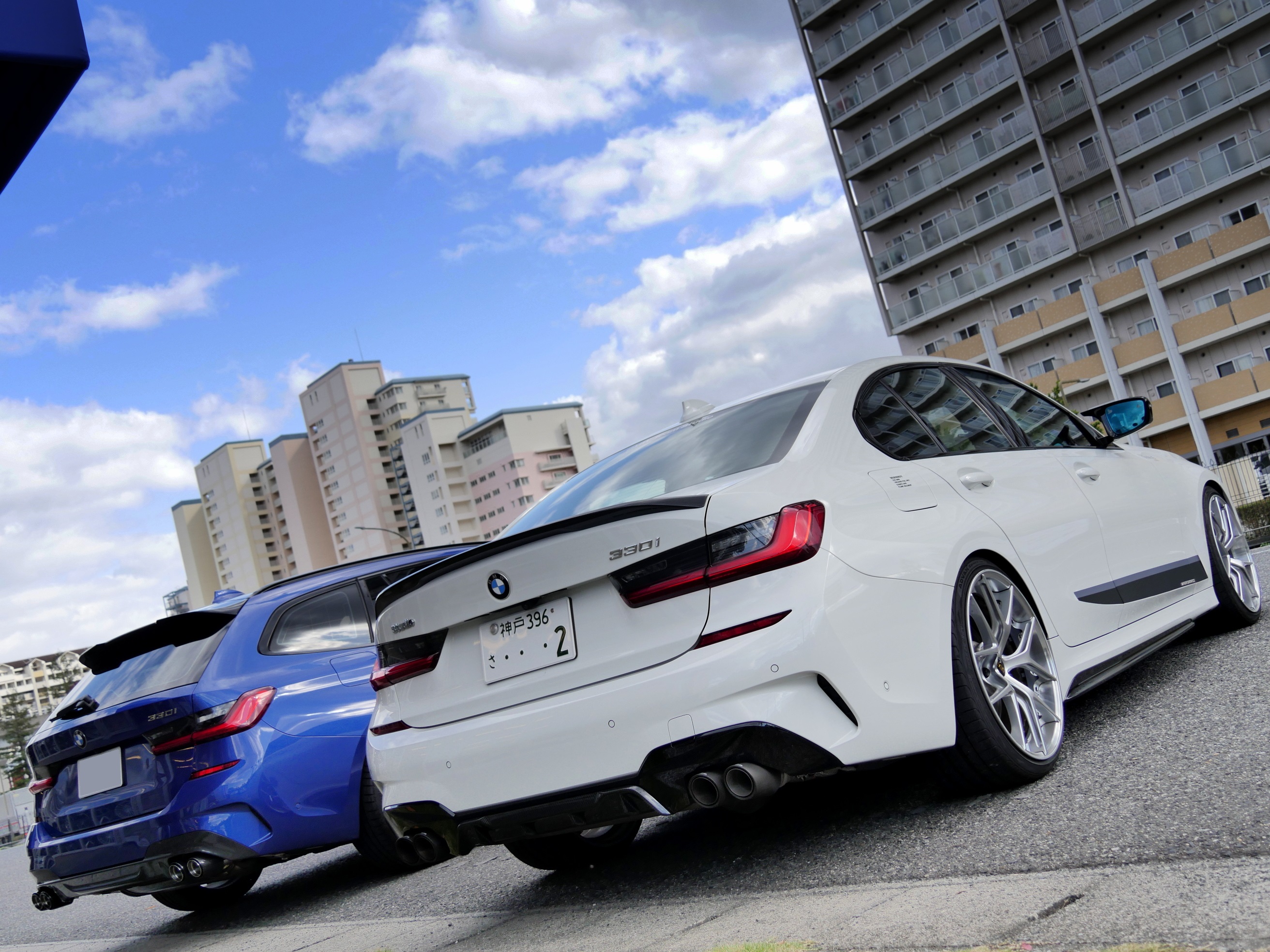 現行BMW3シリーズツーリングにMPPルーフスポイラー装着♪ | Studie 