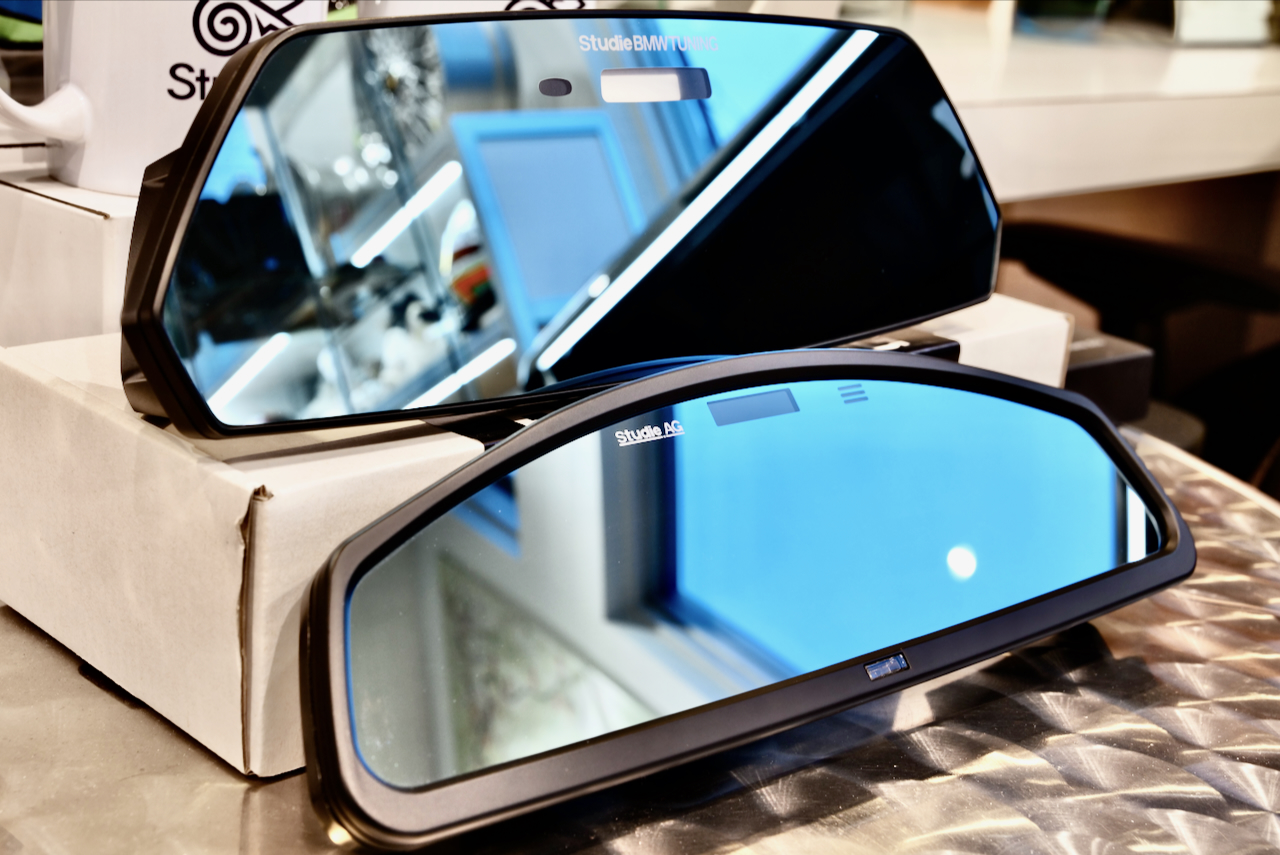 Studie AG Wide Angle Rear View Mirror ブルー / ルームミラー後期用