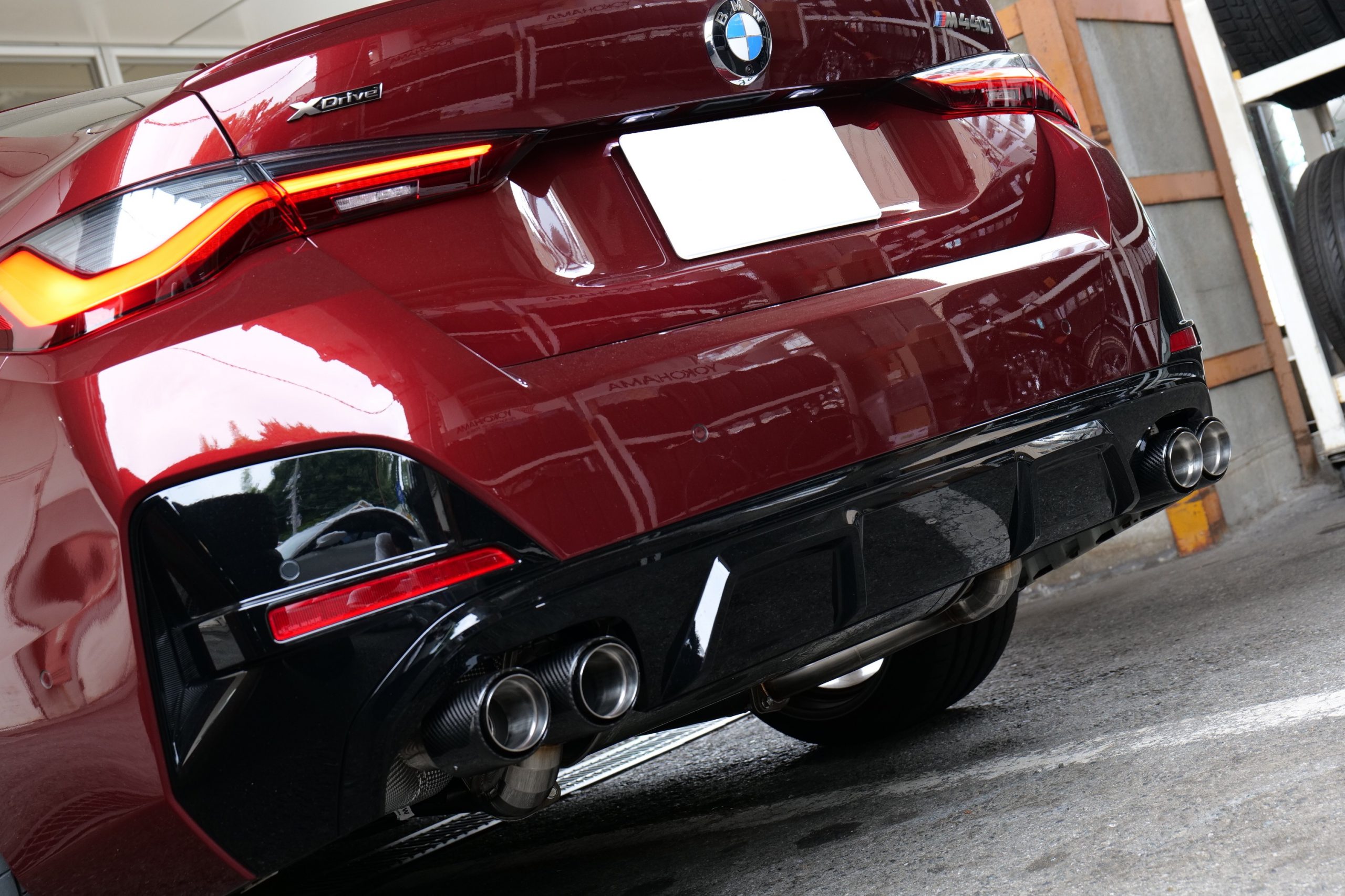 BMW最新クーペモデルG26 M440iグランクーペに3Dデザイン4テール