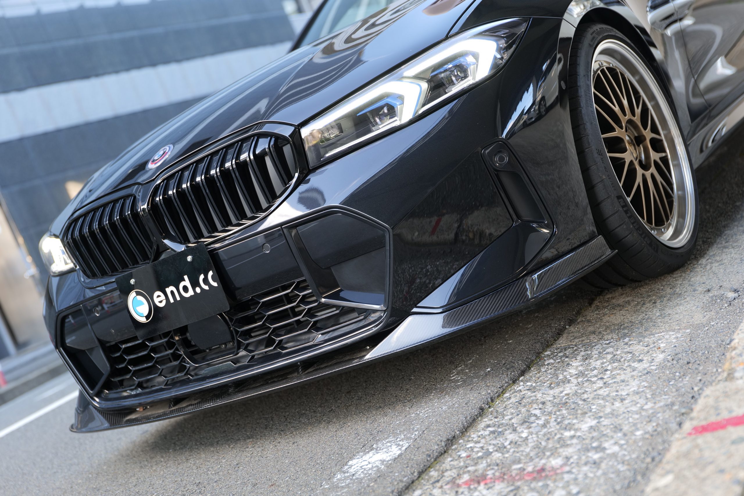 BMW G20 3シリーズLCIモデルにend.ccフロントリップスポイラー