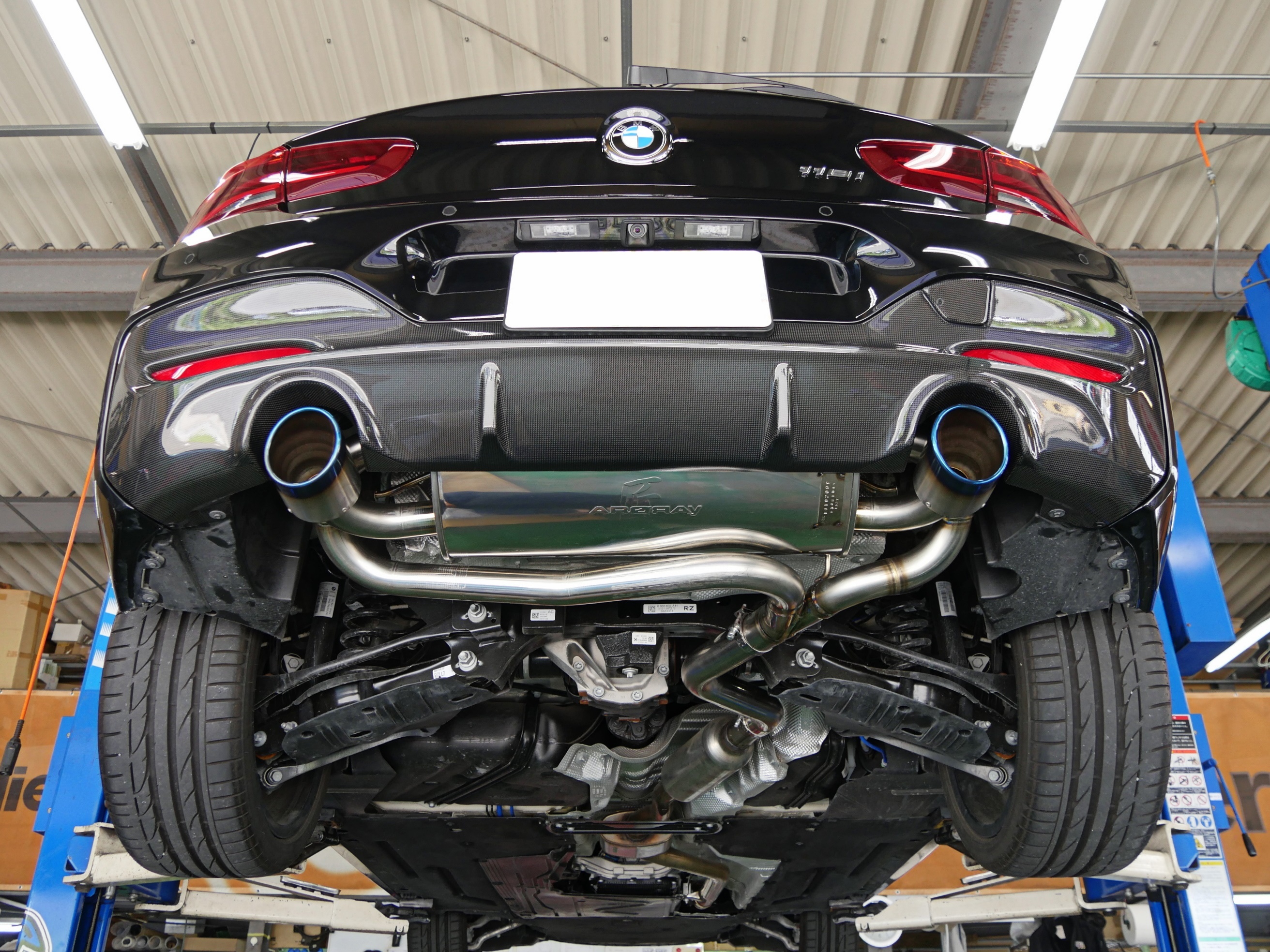 マフラー＆ディフューザー交換の醍醐味(^^)スタディBMWチューニング