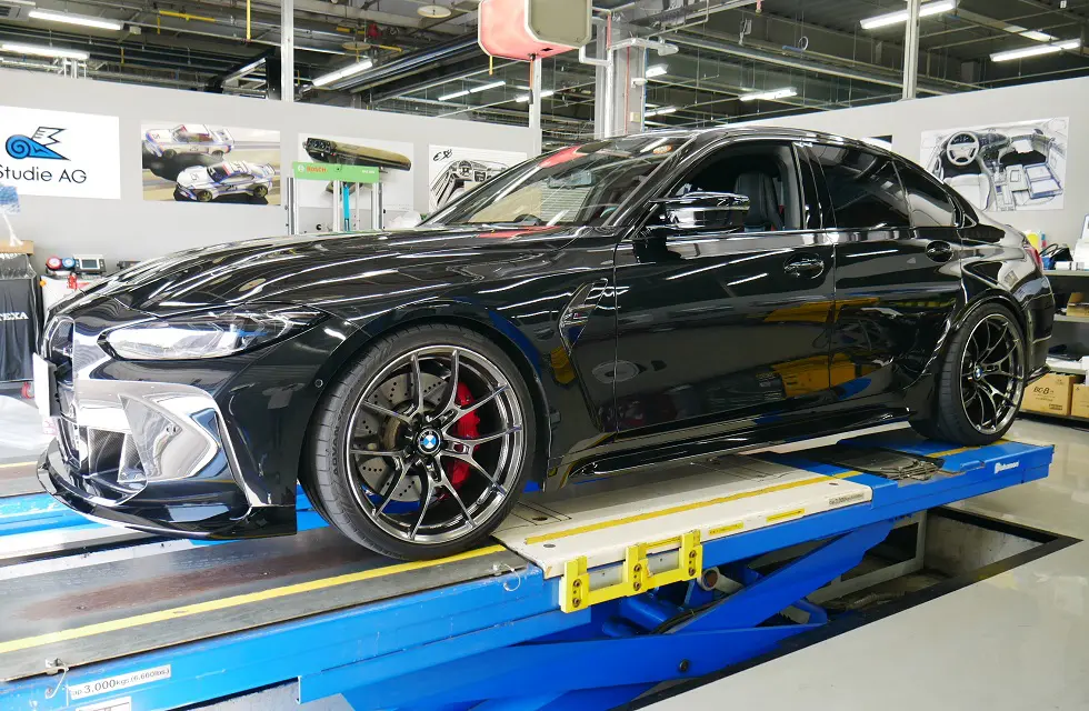 走行安定性、乗り心地向上で人気のCOXボディダンパーをBMW G80M3に