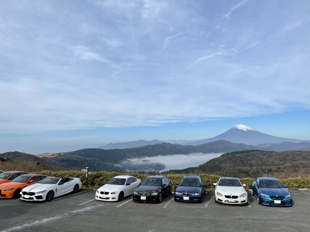 BMWと富士山