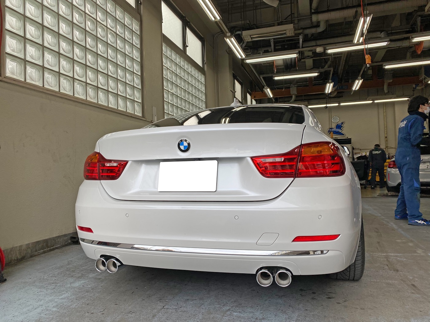 変わらず人気のREMUSマフラー☆ BMW F36 420i とE90 325i にもご 変わらず人気のREMUSマフラー☆ BMW F36 420i とE90 325i にもご