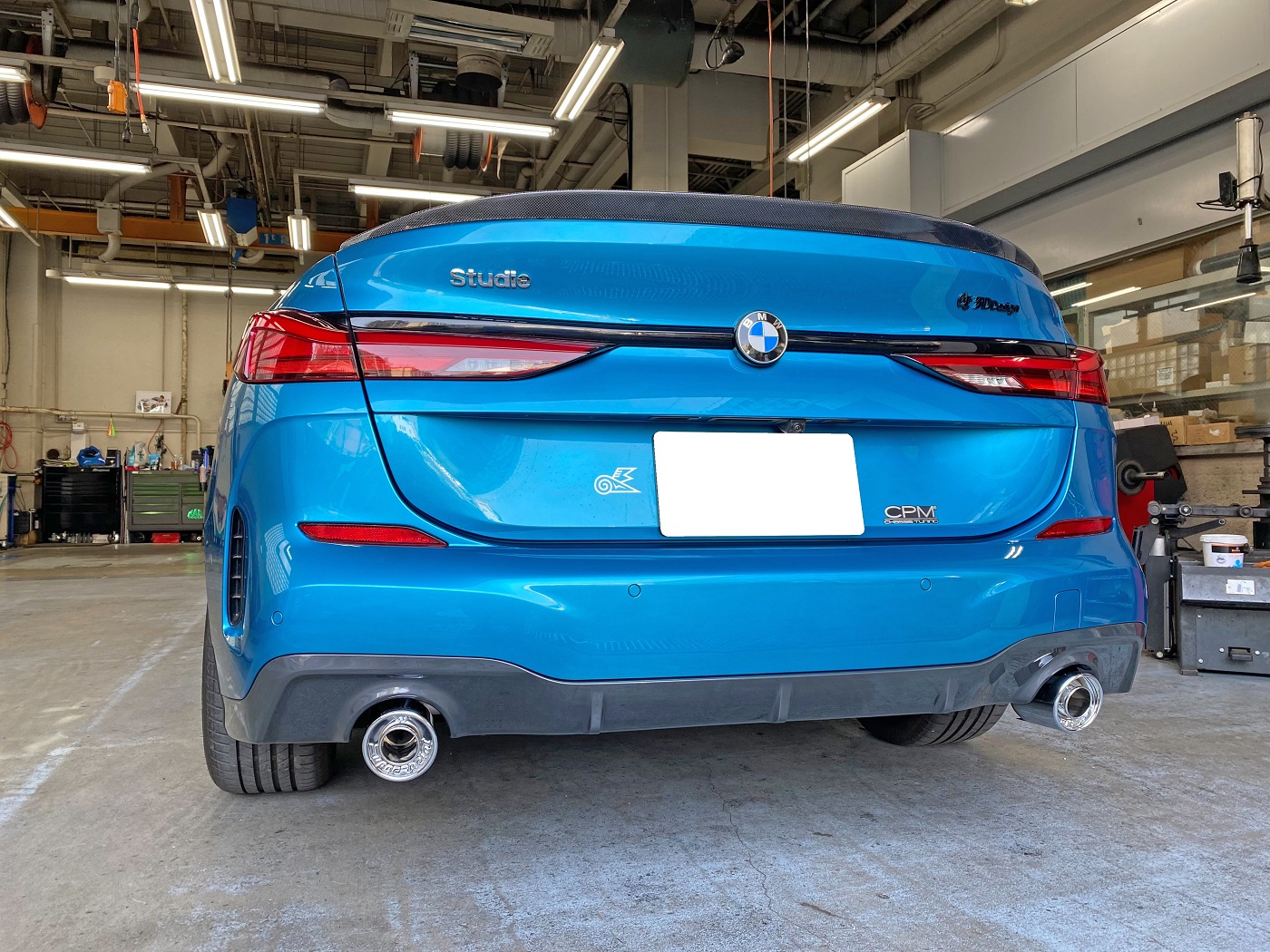 BMW F44 218i へSupersprintステンレスマフラーご装着いただき