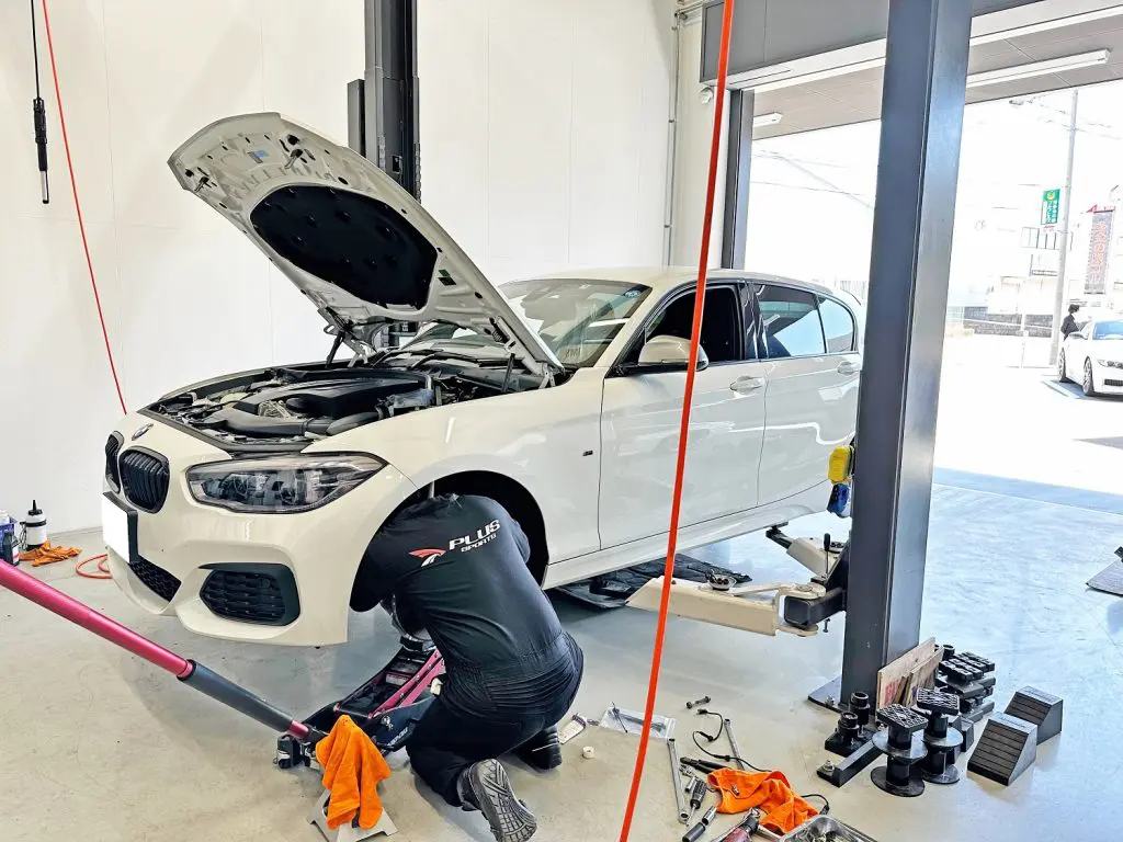 BMW F20 M135i へサスペンション & タイヤホイールで足元 BMW F20 M135i へサスペンション & タイヤホイールで足元