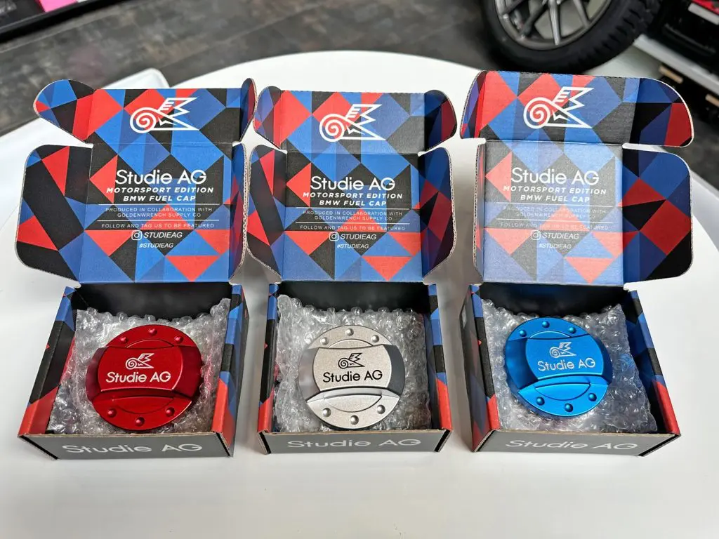 BMW Studie AG オリジナル フューエル キャップ カバー 完売】Studie AG x Goldenwrench Supply Billet Fuel Cap Cover