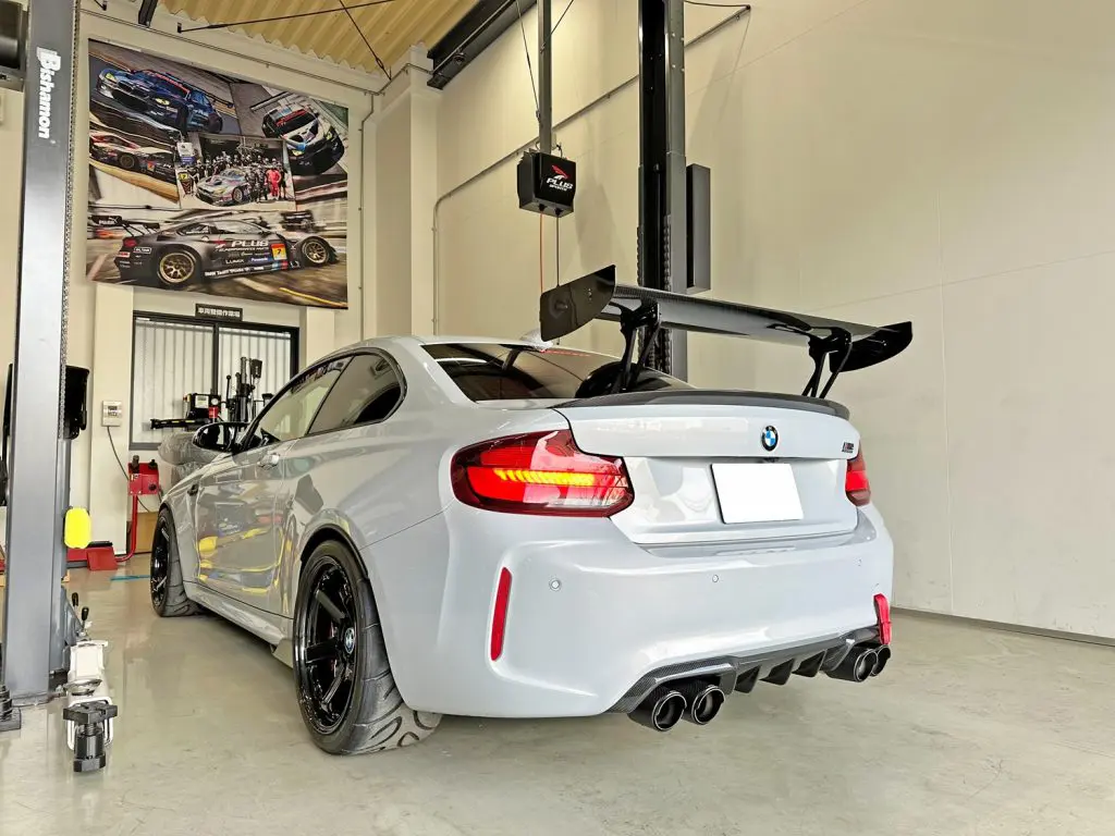 GTウイング　BMW用 BMW F87 M2 Competition へ M235 Racing用 ウイングを