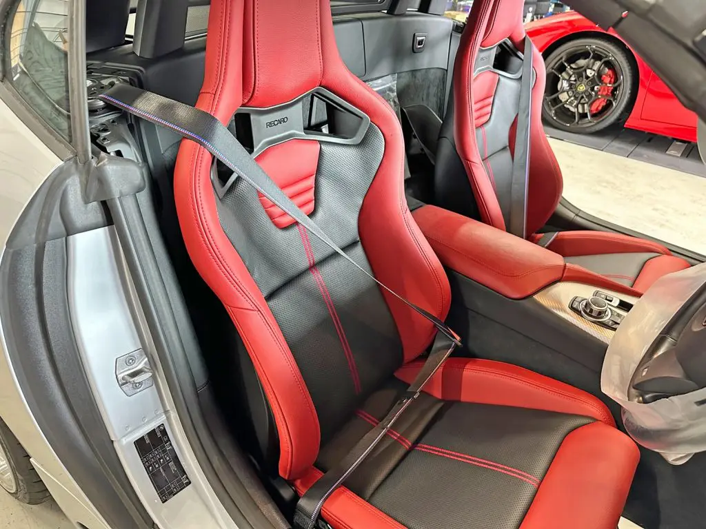 【美品・限定品】BMW純正 GS30周年記念 限定 赤シート ハイシート 美品・限定品】BMW純正 GS30周年記念 限定 赤シート ハイシート 美品