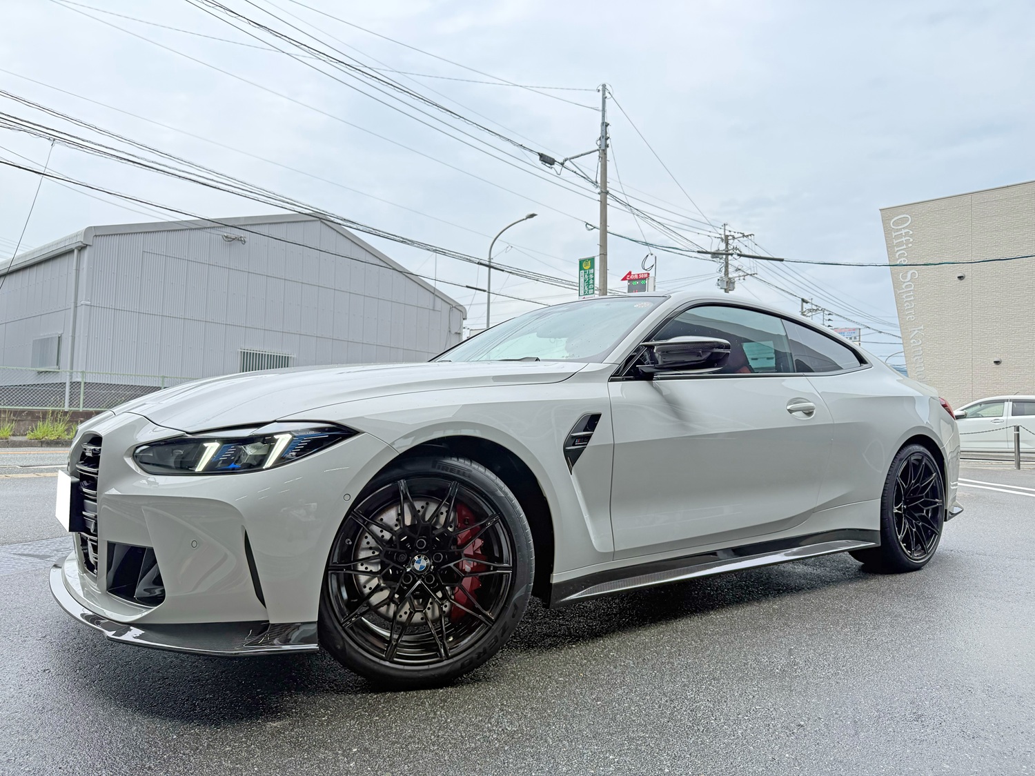  M4 Competition(G82) サイド・ギル 左右セット BMW G82 M4 Competitionへ end.cc カーボンエアロのご装着♪ | Studie