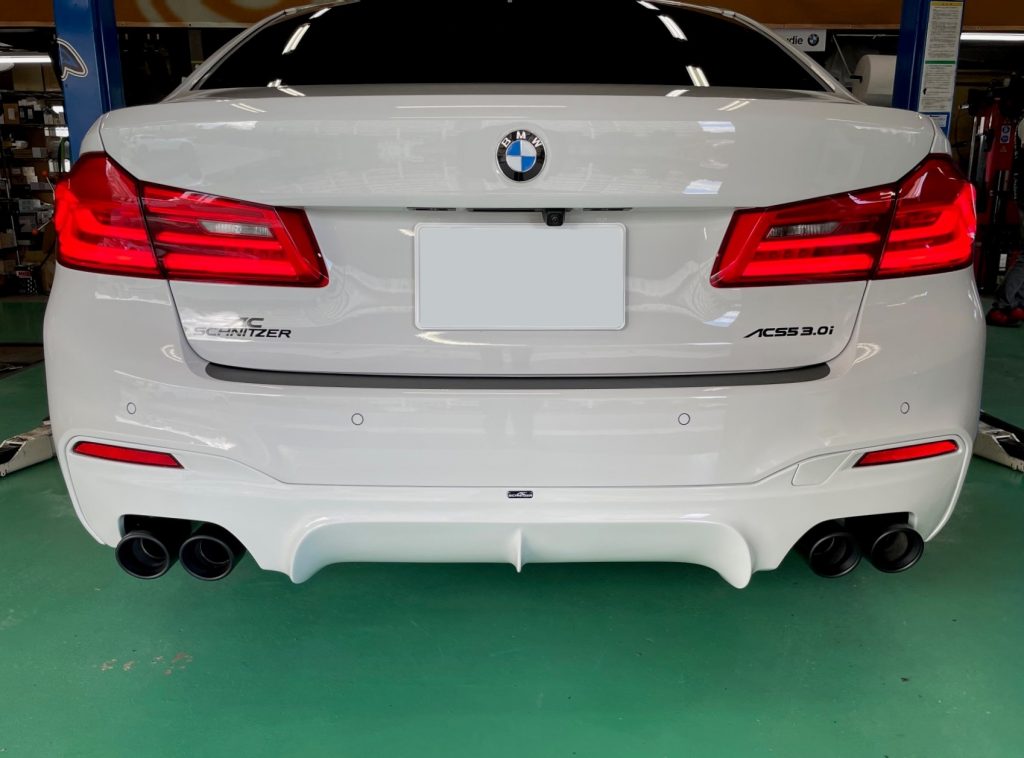 AC SCHNITZERマフラー&ディフューザーをBMW G30 530iへ!