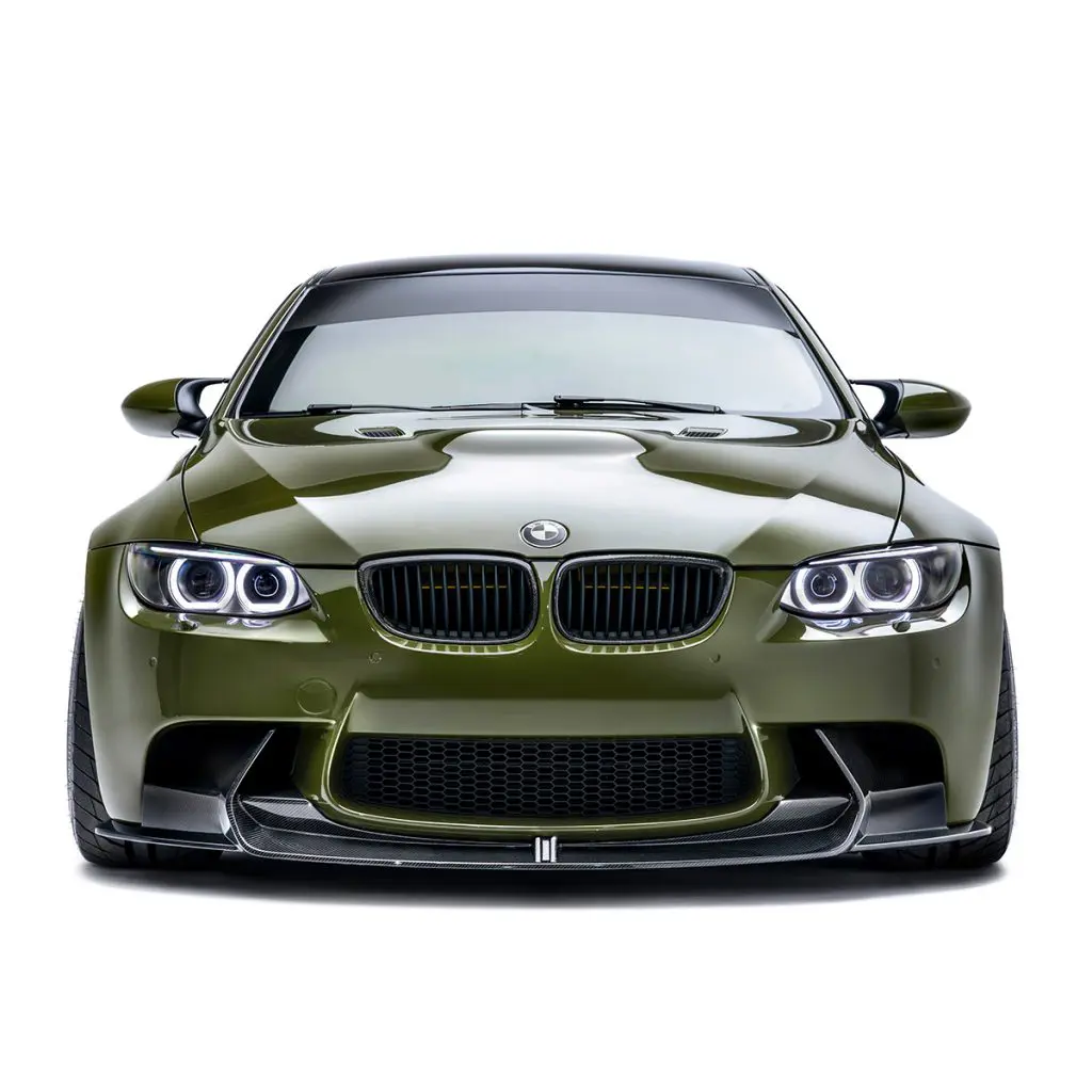 VERTICE DESIGN BMW E92 M3 フロントアンダーカナード FRP/M3 塗装取付込 BMW e92 M3 under tray fitting guide - low profile design for low E9X M-cars!