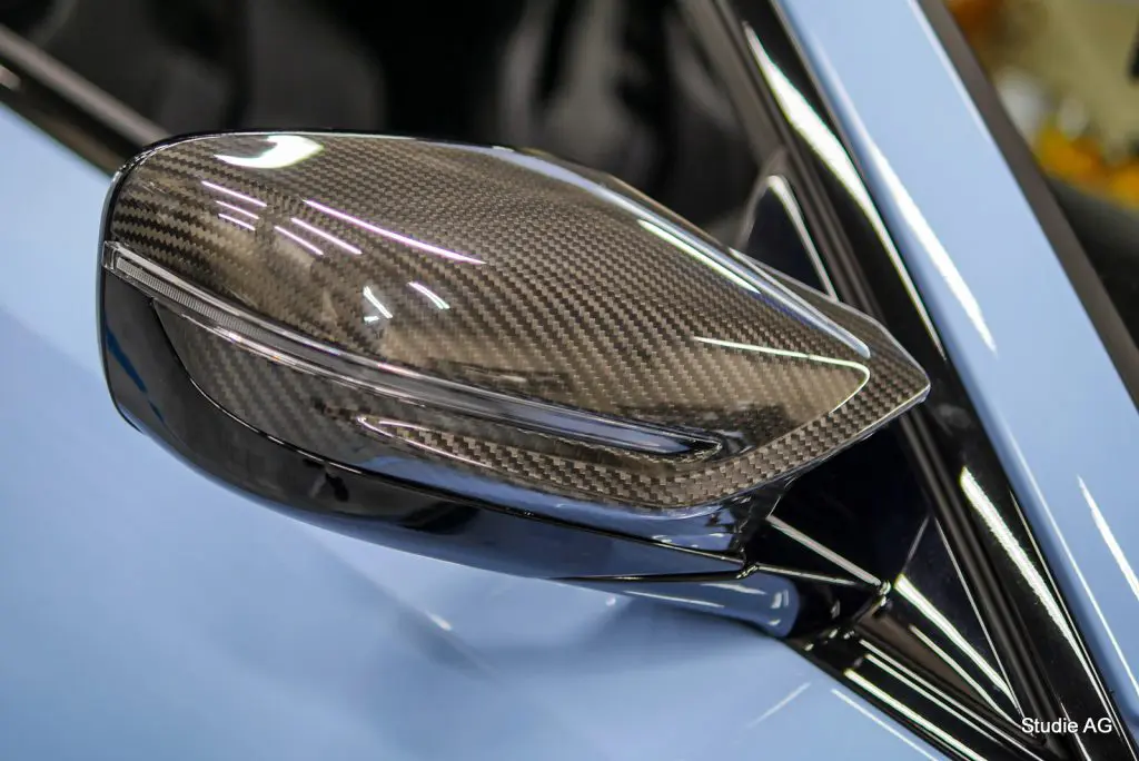 Alpha-N Performance Dry Carbon Mirror Cover For BMW G8X RHD