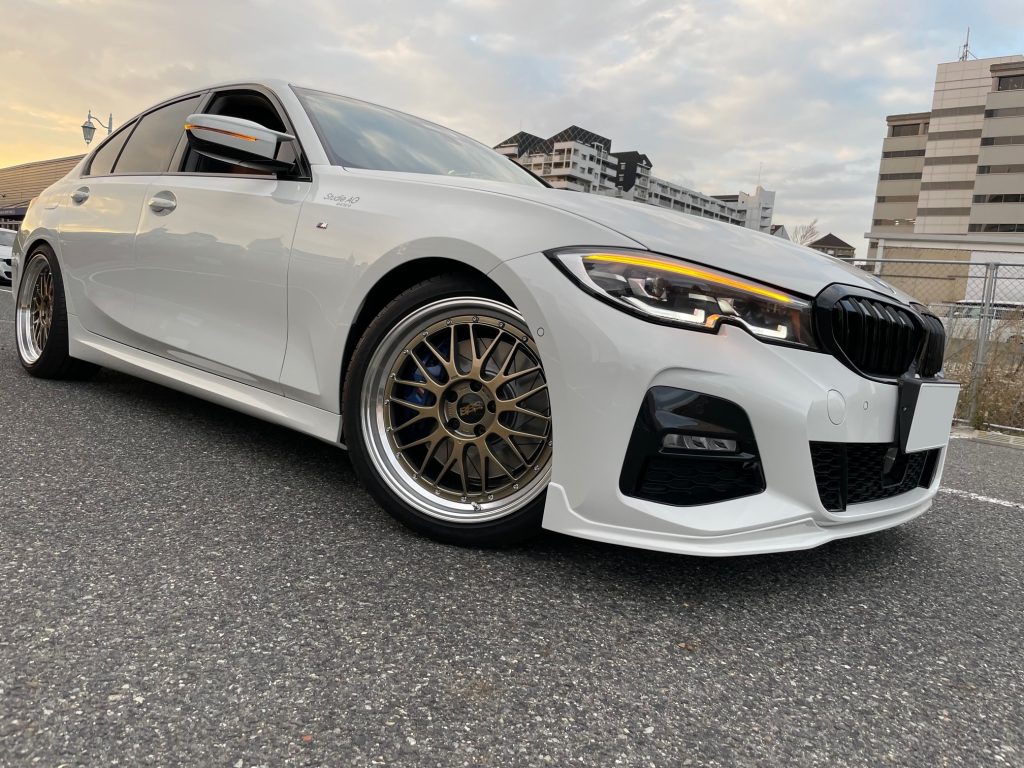 お待たせいたしました!BBS LMをBMW G20 320iへ装着です(^_^)