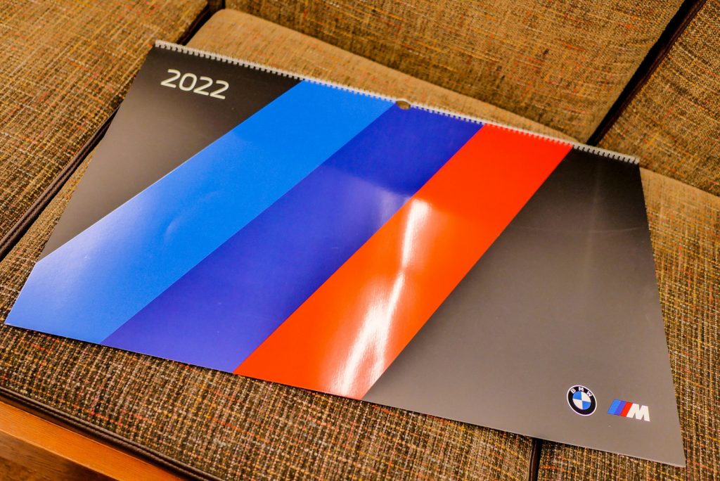 BMWカレンダー 2022年度版