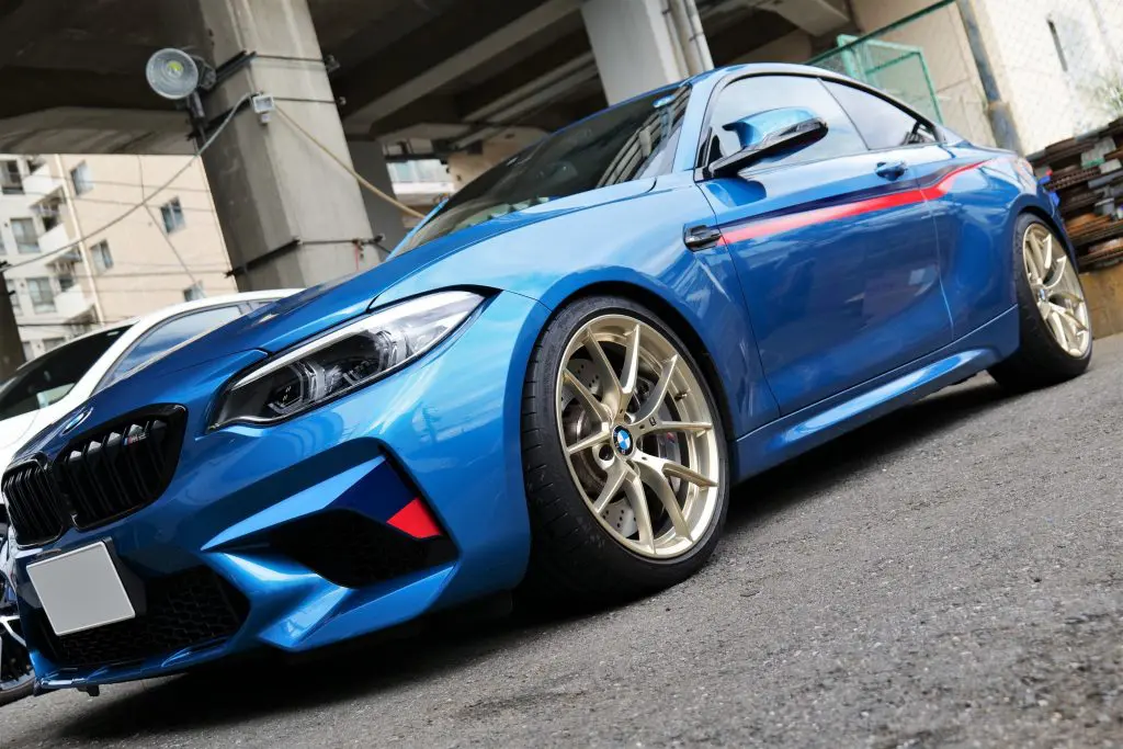 BMW　純正ホイール　金色　ゴールド　ブリヂストン製タイヤ付 bmw-f87m2-frozengoldwheel2-