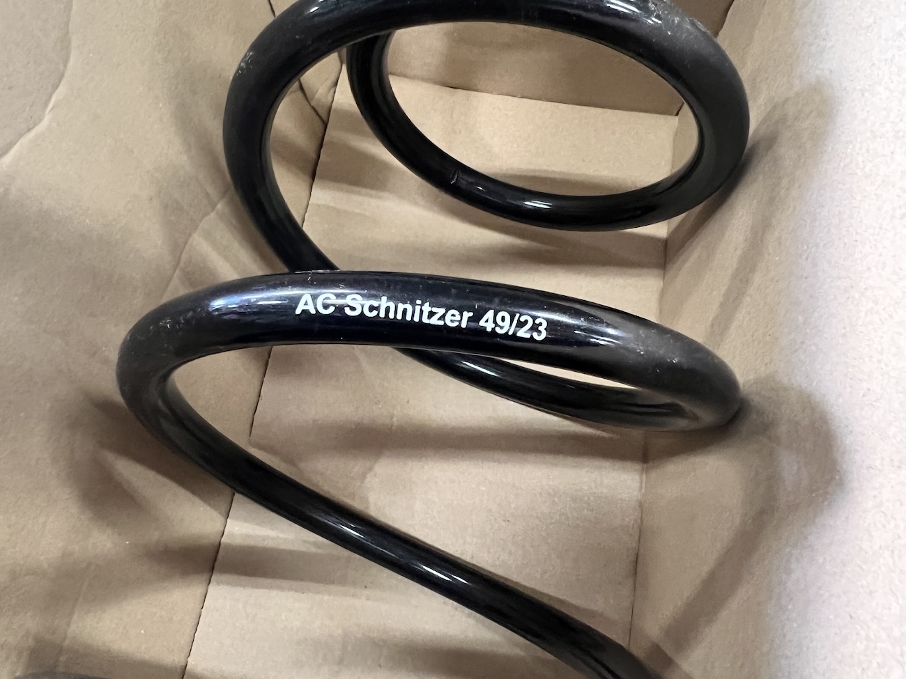 BMW F3x AC Schnitzer ローダウンスプリング ダウンサス BMW 【M's】 F40 BMW 1シリーズ M135ix 用 (2019y-) AC SCHNITZER