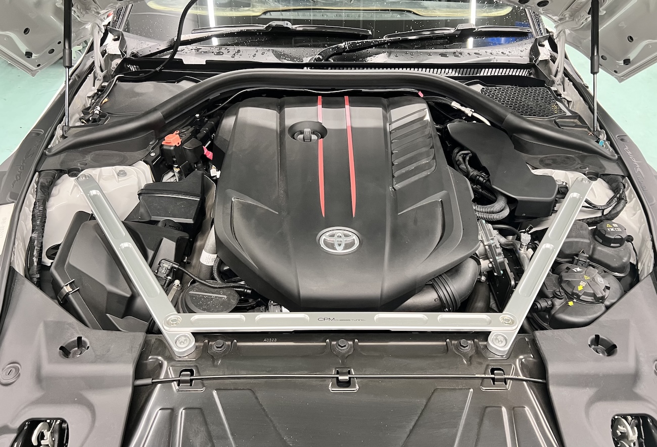 BMW Z4兄弟車TOYOTA SUPRAにも絶大効果！ボディ補強パーツCPM | Studie