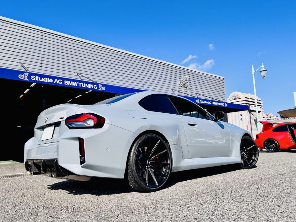 BMW G87M2ホイール交換ッ！WF Wheel CF.3-FF R超Deepでかなりイケてますッ！！！ | Studie[スタディ]