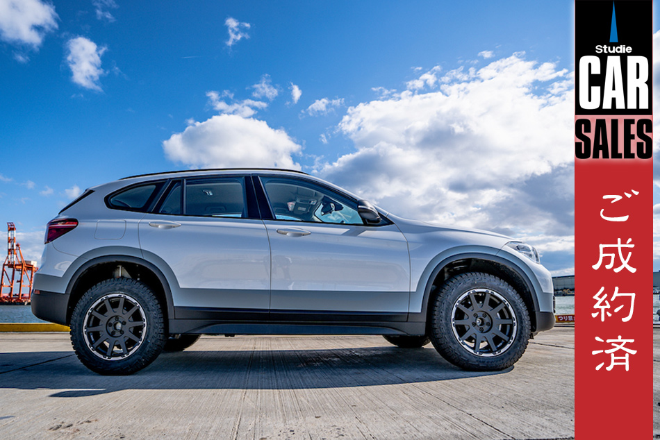 車高40mmアップでオフロードタイヤ装着っ♪ アクティブ感満載のX1です