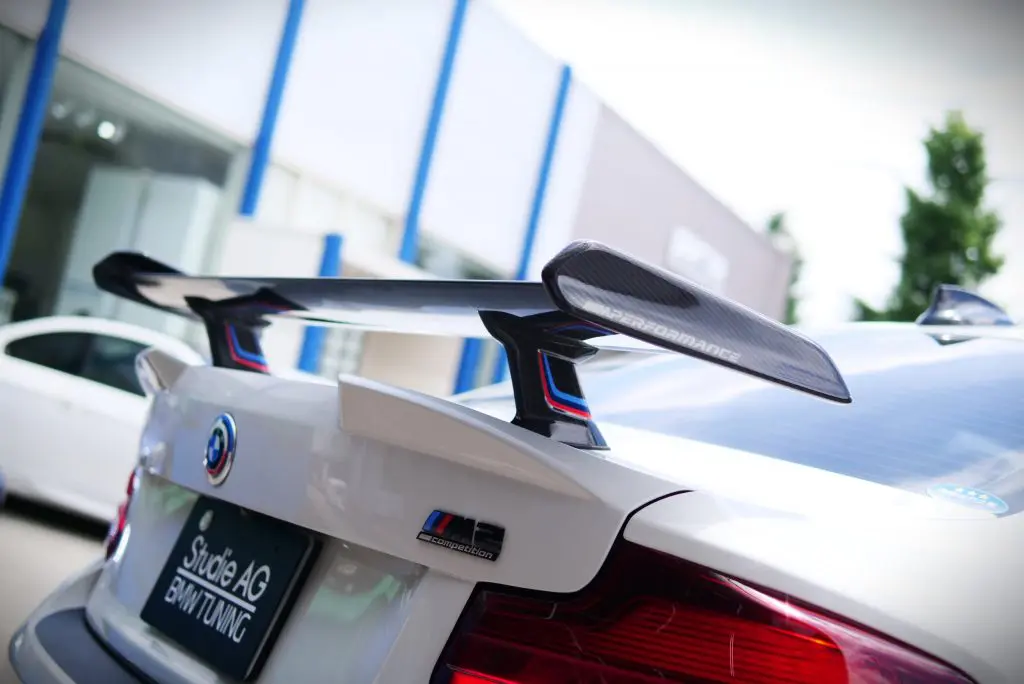  F87 M2コンペティション M PERFORMANCEカーボンウィング BMW F87M2Competition！ M PERFORMANCE PARTSの Carbon Rear Wing