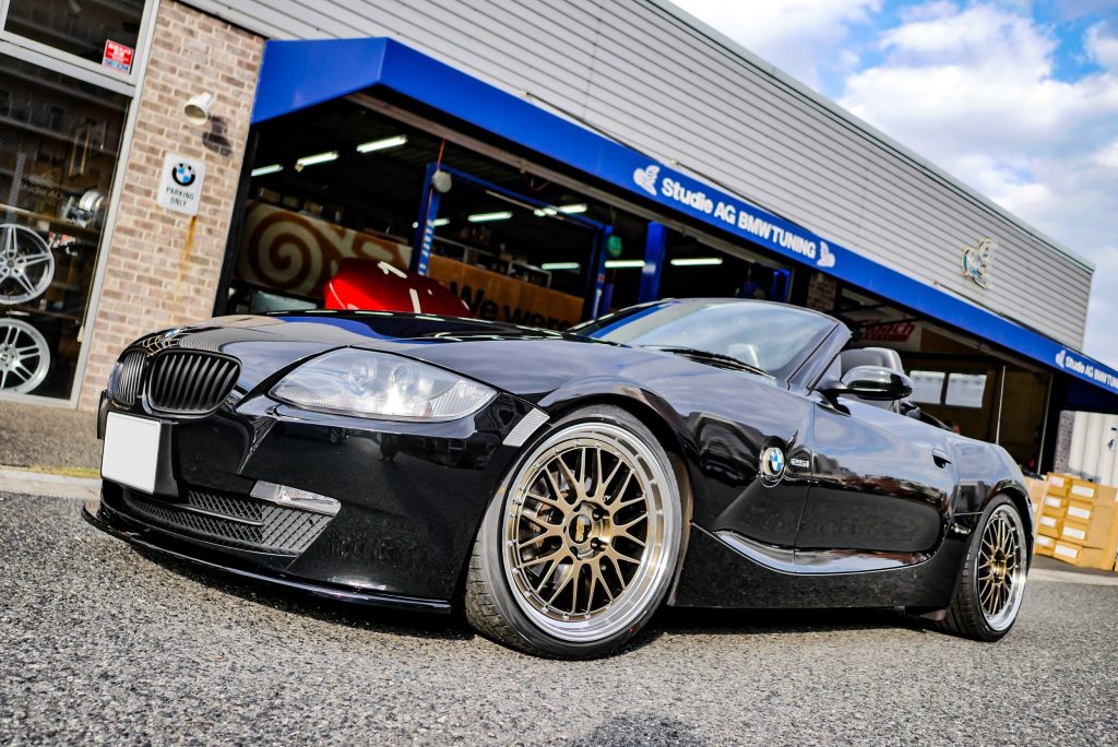 BMW E85 Z4にBBS LM DG-BKBD限定カラー19インチ