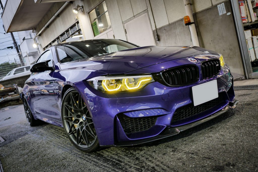 F82M4 Competition Heritage BILSTEIN CS Carbon Lip YELLOWデイライト 3D Design
