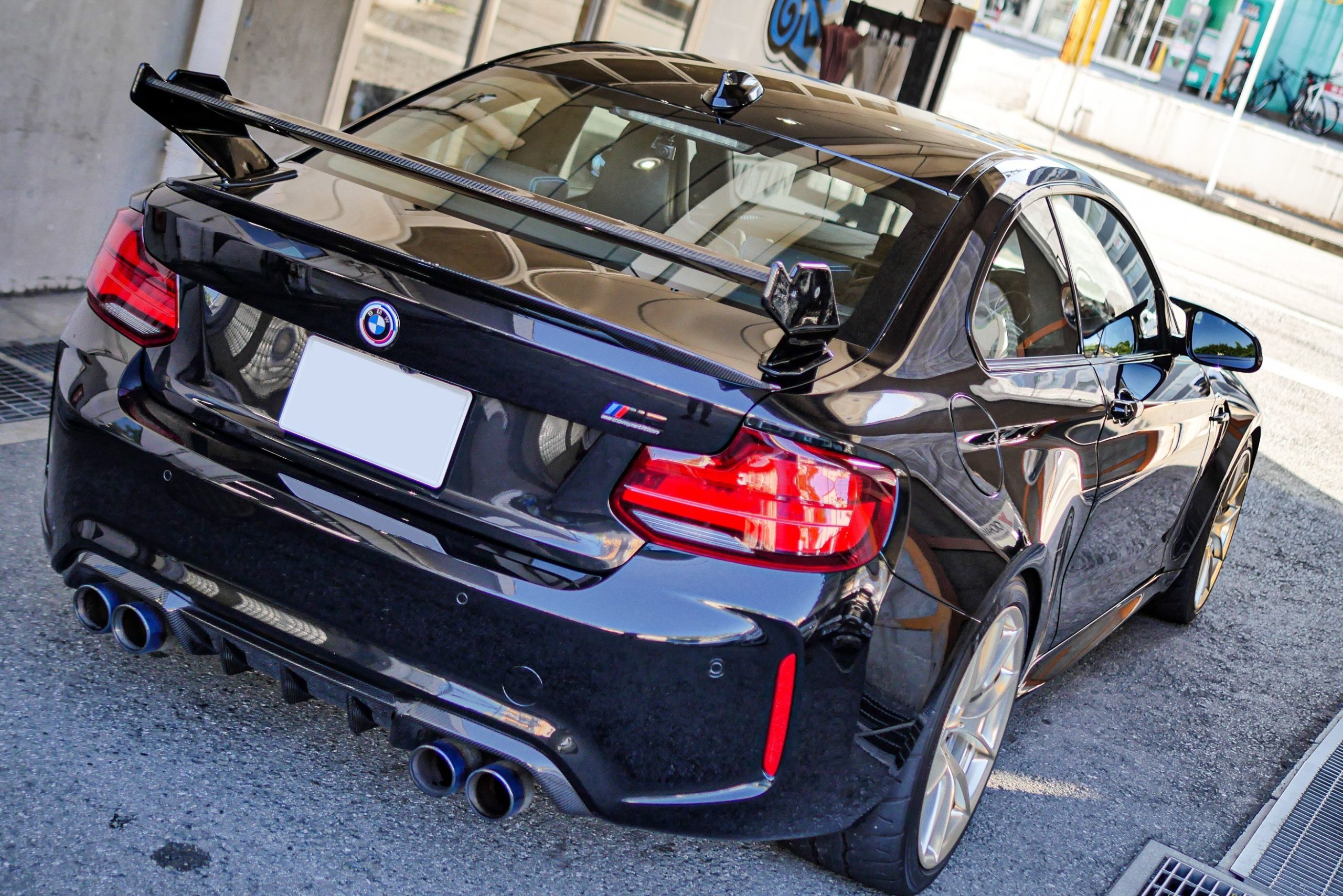 BMW Motorsport Parts！CS Racing リアウィングをM2 Competitionに(^_) Studie[スタディ]